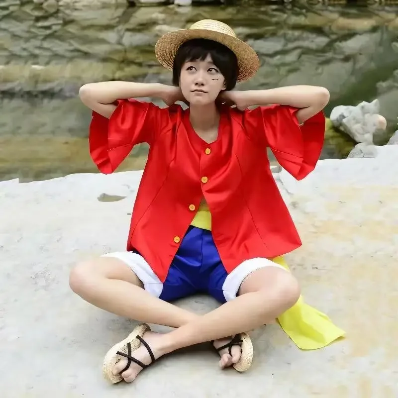 Anime Cosplay Luffy - Костюм для косплея на Хэллоуин: полный