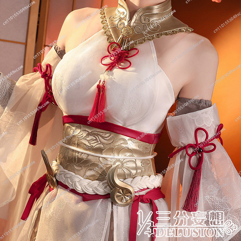 Anime Cosplay Of - Костюм для косплея Naraka: Bladepoint, белый