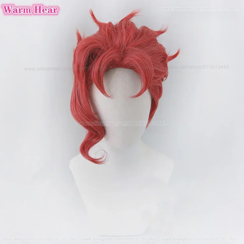 Anime Cosplay Red Hair - Noriaki Kakyoin синтетический унисекс 30 см
