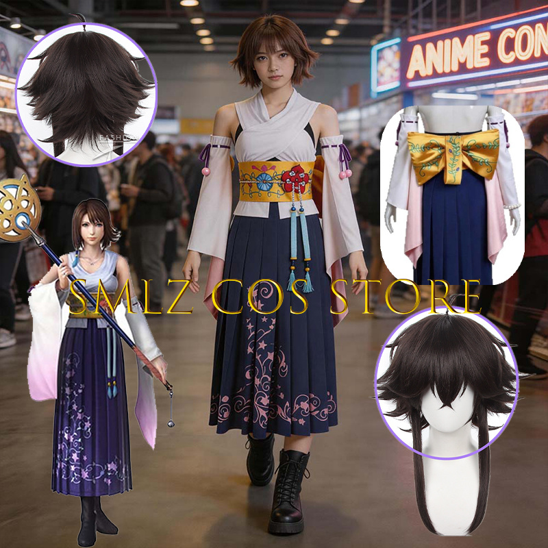 Anime Cosplay Party - Костюм для косплея Yuna из FF10