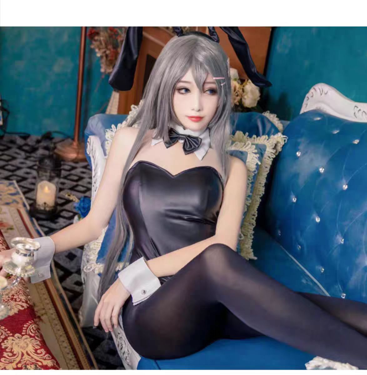 Anime Cosplay Girl - Сексуальный костюм кролика Sakurajima Mai для