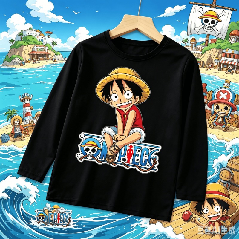 Anime Cosplay Toddler - Детская футболка-лонгслив из тонкой ткани с