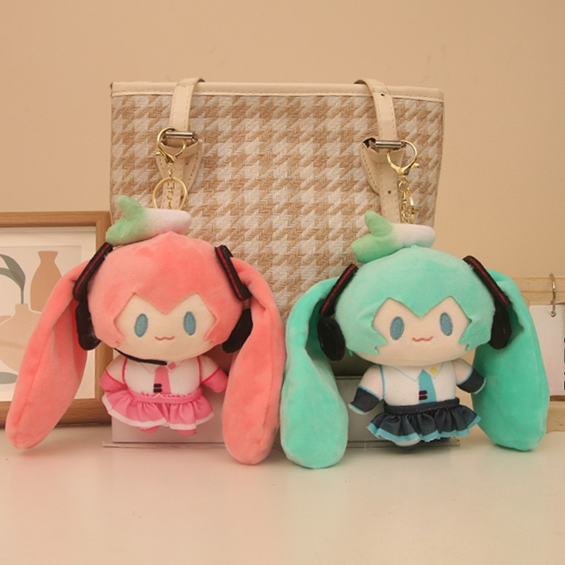 Anime Cosplay Miku - Новая плюшевая игрушка-брелок Hatsune Miku: милая
