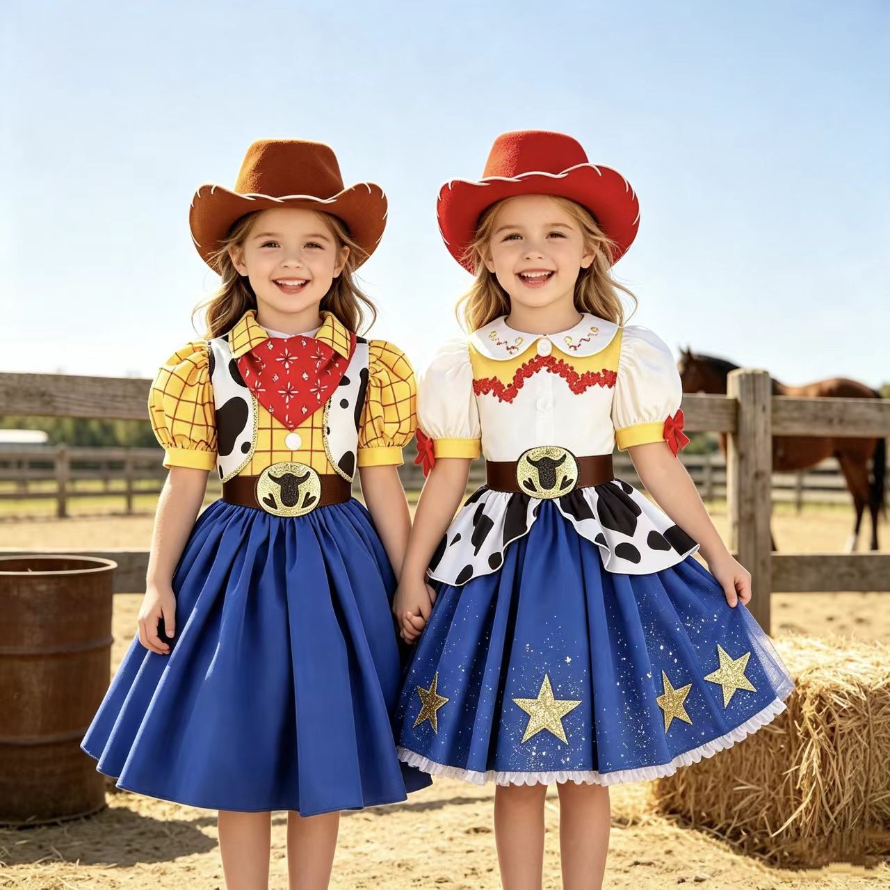 Anime Cosplay Toddler - Новое платье с коровьими пятнами для