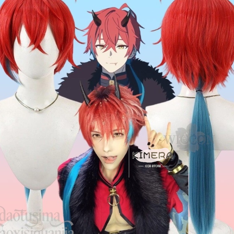 Anime Cosplay Red Hair - Магазин Kimera: Аниме-принцесса Кагуя! Косплей-парик Акира
