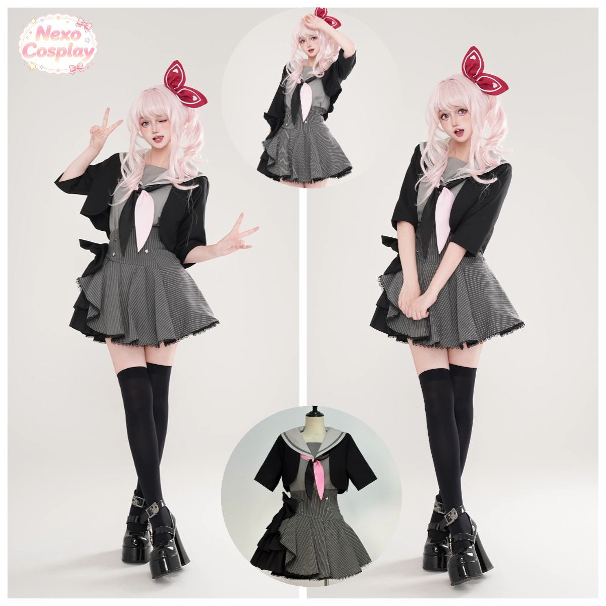 Anime Cosplay Miku - Мику: Красочная сцена! Костюм для косплея