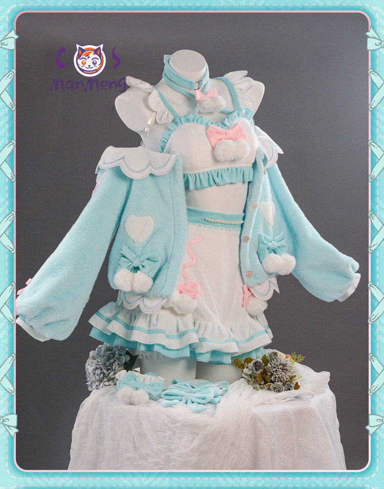 Anime Cosplay Miku - Костюм для косплея Мику: милый синий