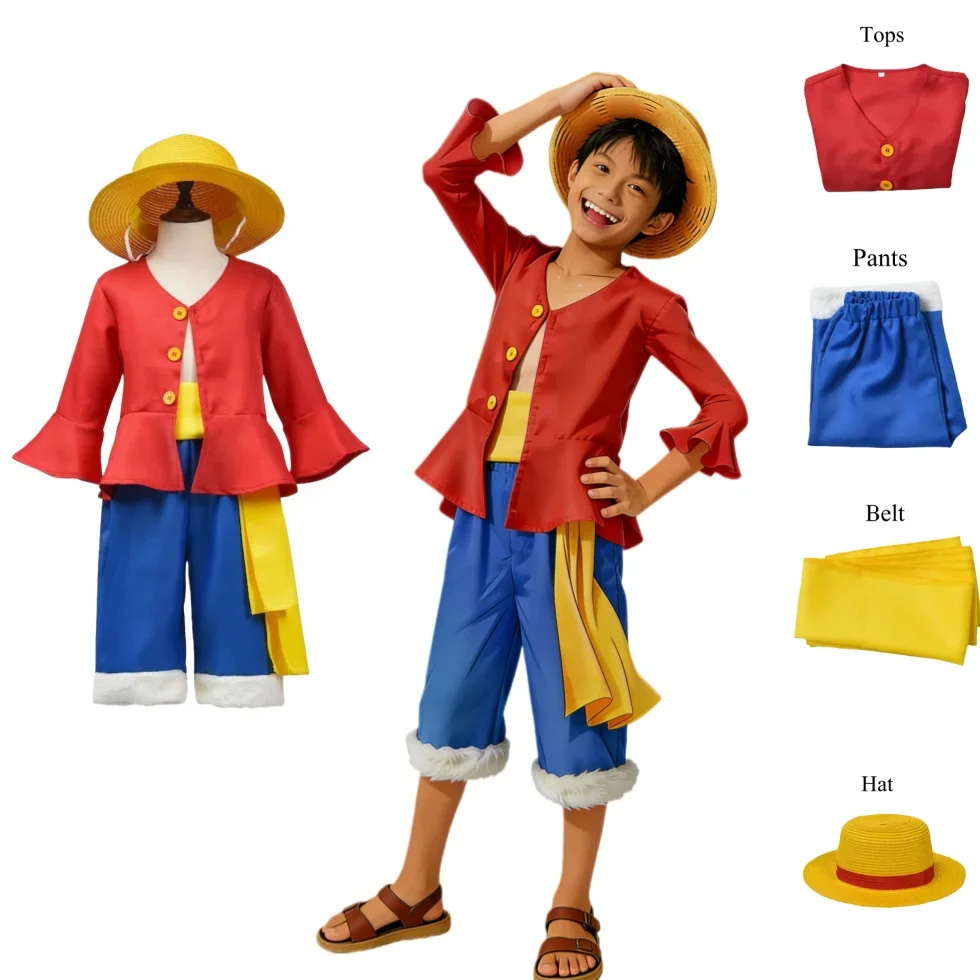 Костюм для косплея на Хэллоуин – обзор и цена Anime Cosplay Luffy