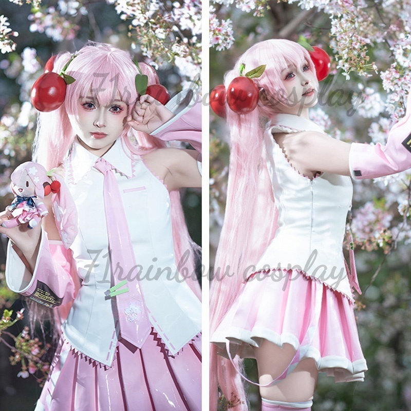 Сакура Мику Костюмы для коспле – обзор и цена Anime Cosplay Miku