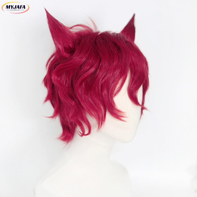 Sett Косплей Парик Игра LOL He – обзор и цена Anime Cosplay Red Hair