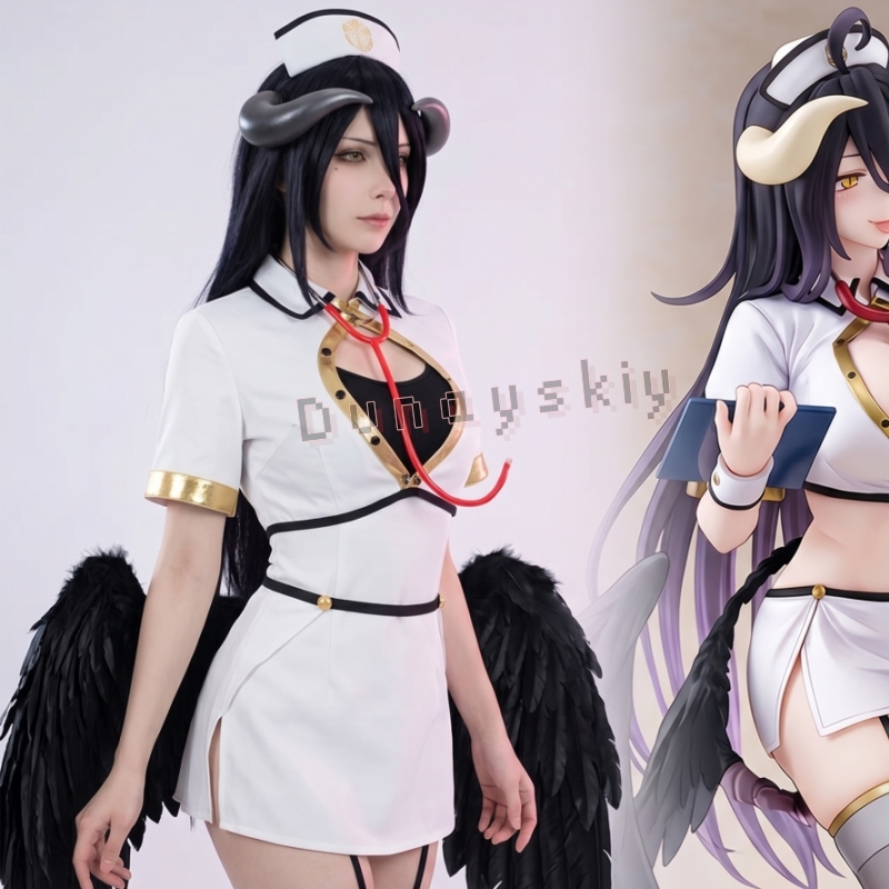 Костюм для косплея OVERLORD Al – обзор и цена Anime Cosplay Albedo