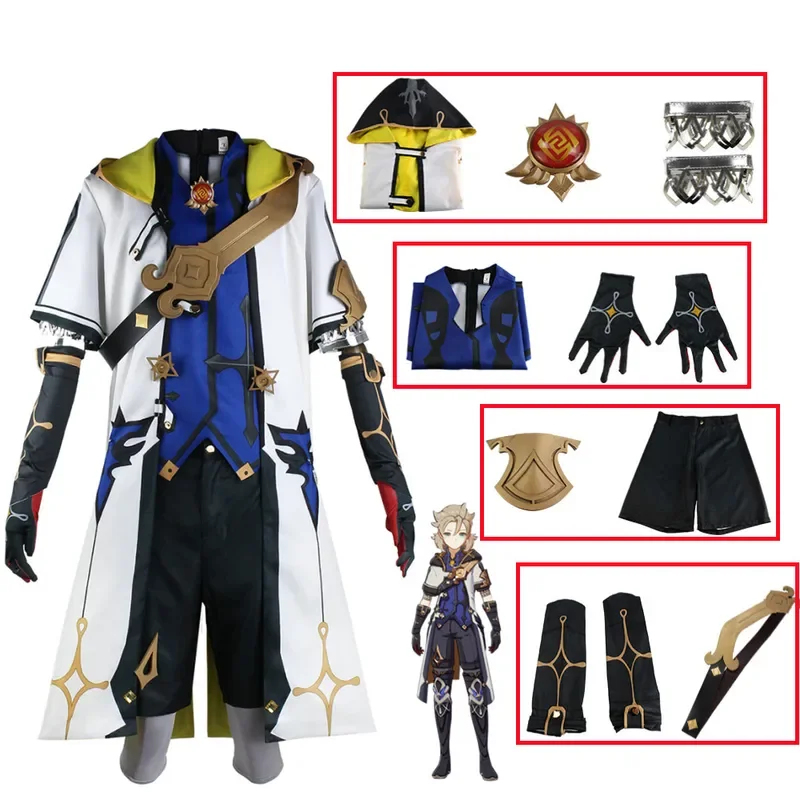Костюм Альбедо из Genshin Impa – обзор и цена Anime Cosplay Albedo