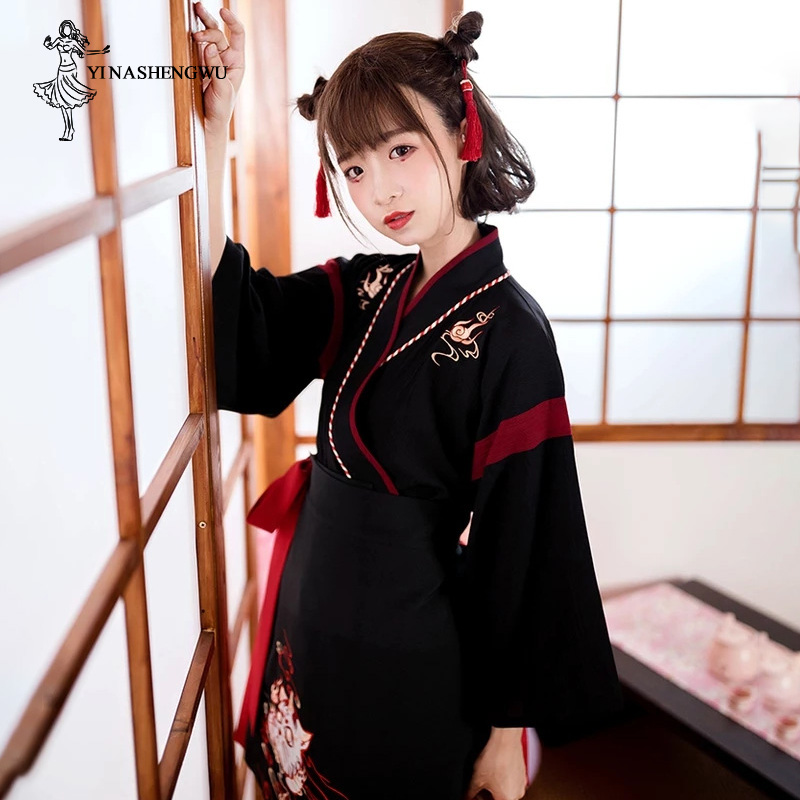 Женское кимоно с вышивкой в ви – обзор и цена Demon Slayer Haori