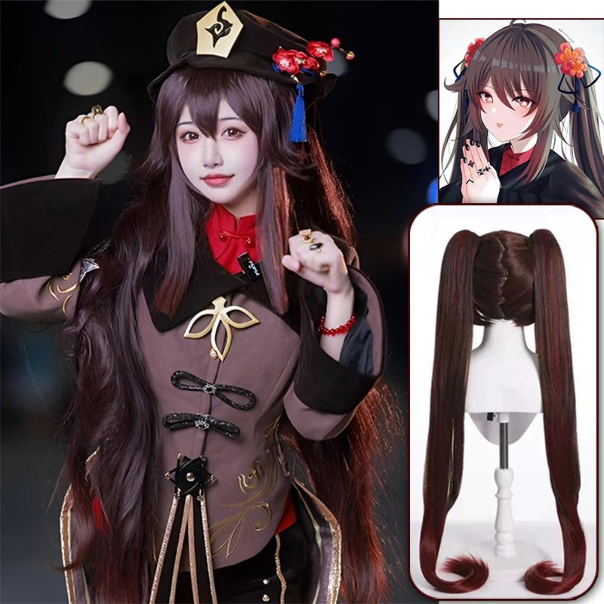 Парик для косплея Genshin Impa – обзор и цена Cosplay Duo Anime
