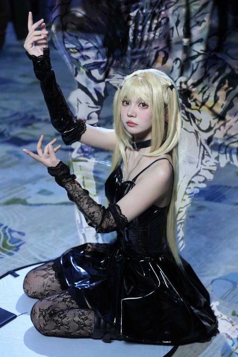 MisaMisa аниме косплей костюм  – обзор и цена Anime Cosplay Black Girl