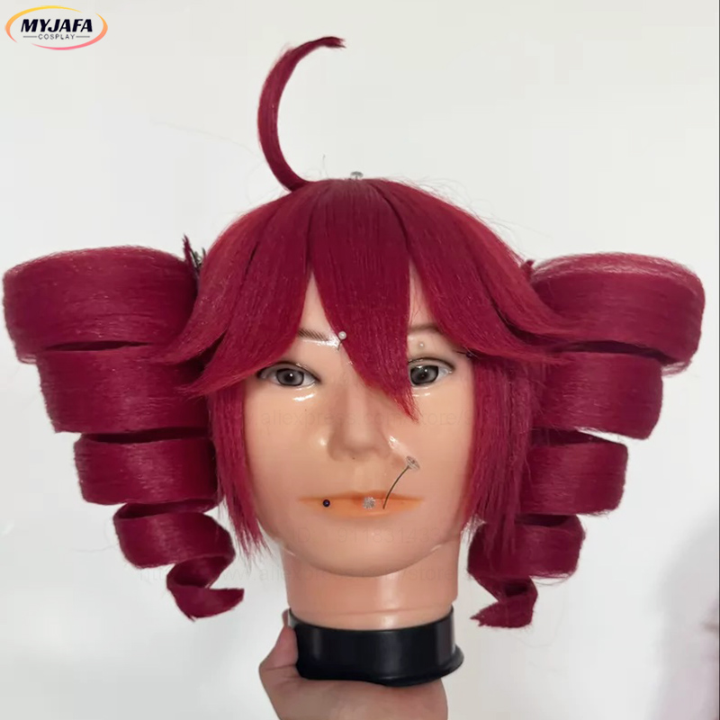 Парик для косплея Касане Тето  – обзор и цена Anime Cosplay Red Hair